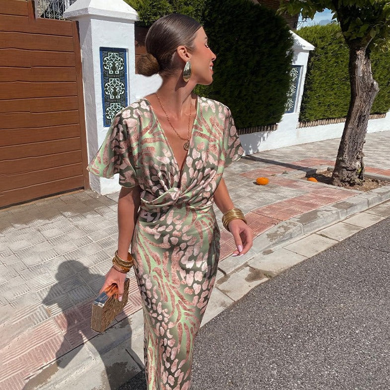 AMIREYA – MOONSATIN SILK-FEEL KJOLE