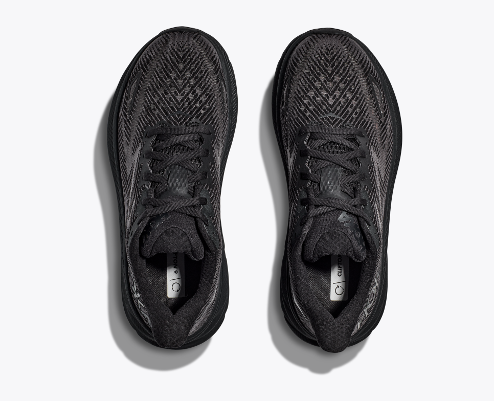 Clifton 9 Sneakers Helt Svart