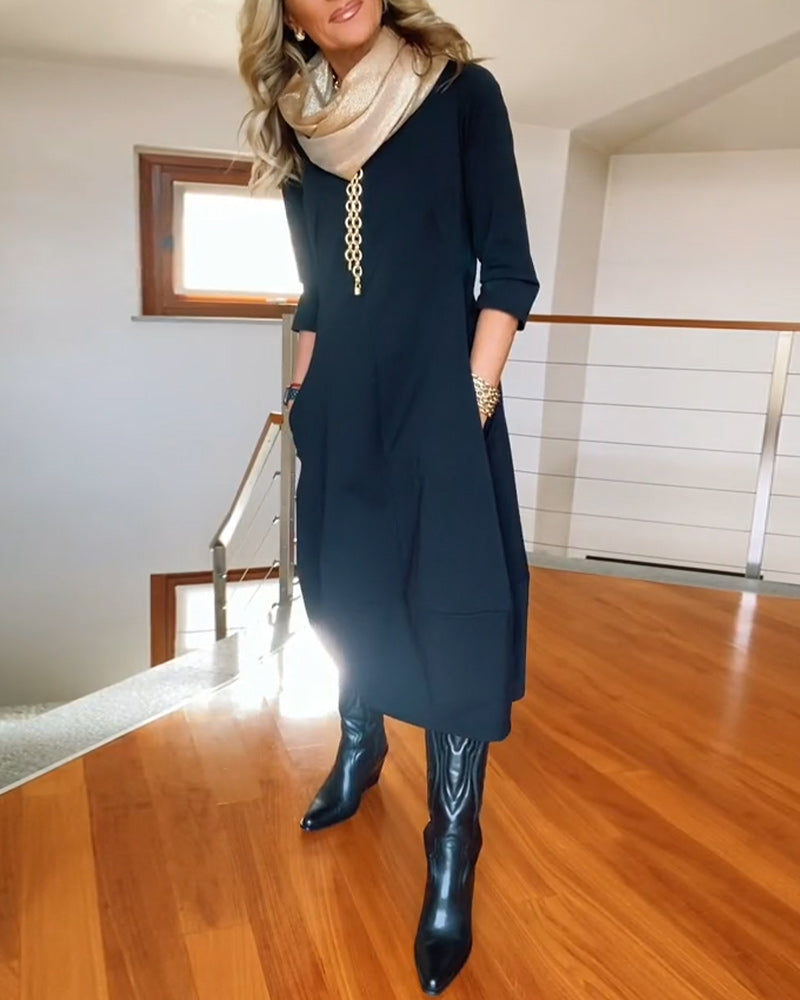 Astrid | Elegant og Komfortabel Kjole