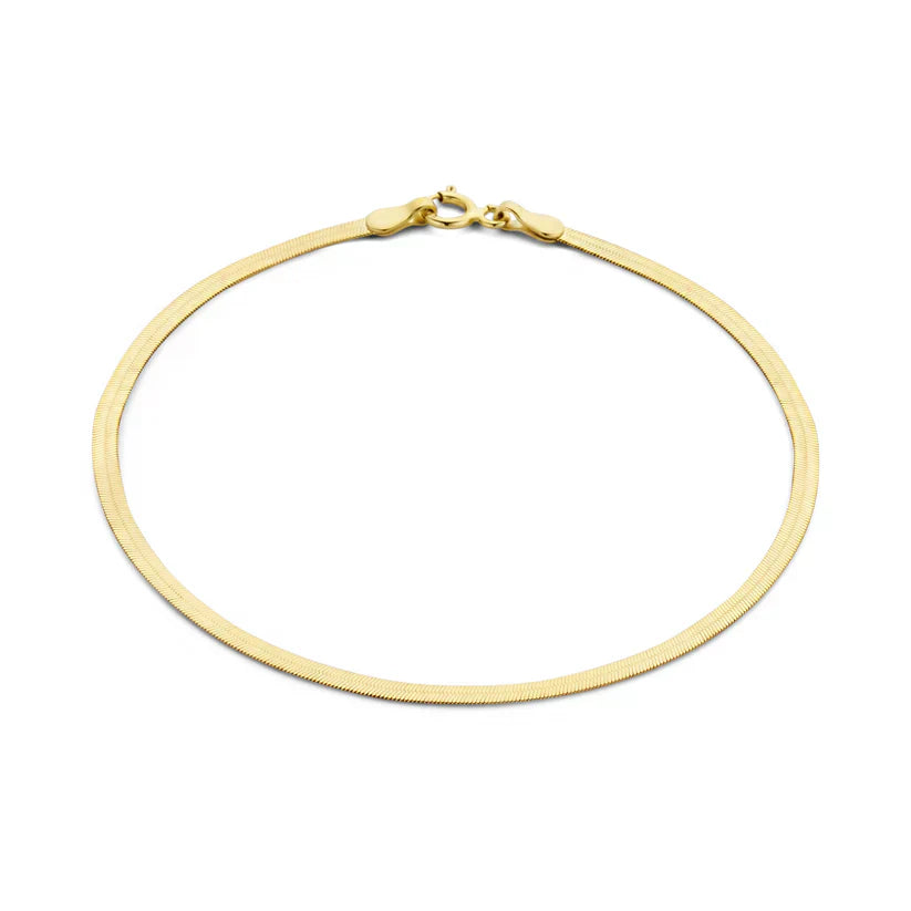 Soleil Slangearmbånd | 14k Gull